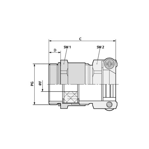  Kabelska uvodnica PG21 mesing prirodne boje LappKabel SKINDICHT SKZ PG 21 25 kom. Cijene