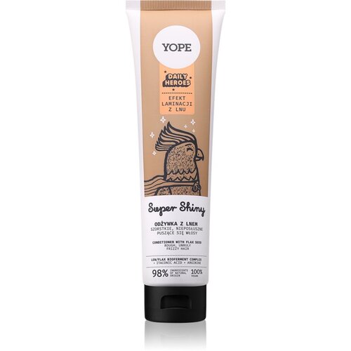 Yope Daily Heroes Super Shiny balzam za sijaj valovitih in kodrastih las 170 ml Slike