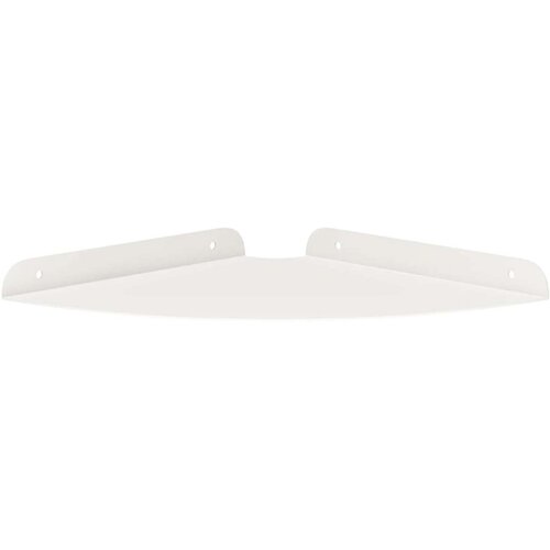  Lebdeća polica s policom s pohranom 2 pcs Bijeli 24 x 24 x 2 cm - Bijeli 24 cm 2 Slike