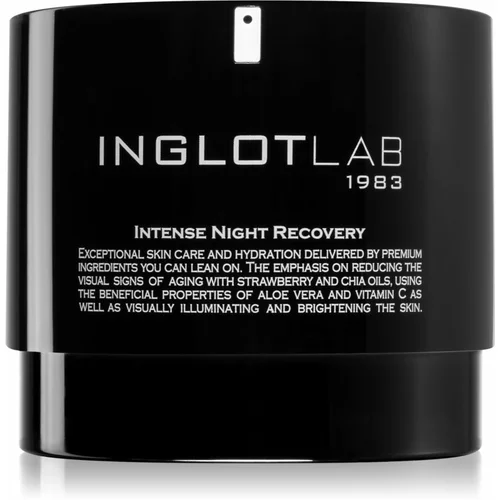 Inglot Lab Intense Night Recovery intenzivna noćna njega protiv starenja lica 50 ml