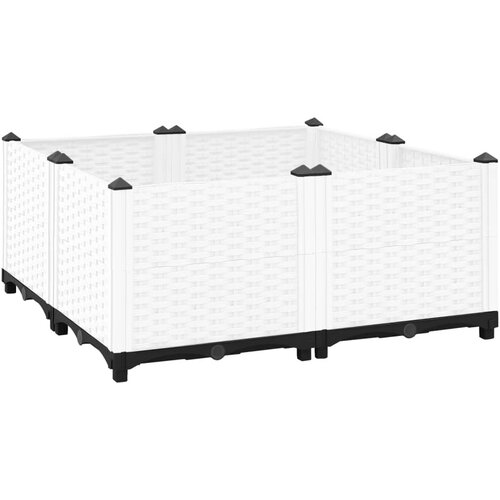 vidaXL Povišena gredica 80x80x38 cm od polipropilena Cijene