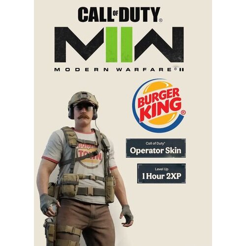 Call of Duty Modern Warfare&reg; II - Burger King Operator Skin + 1 Hour 2XP (DLC) www.callofduty.com Key EUROPE Cene