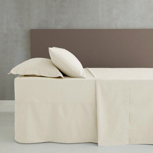 Catherine Lansfield Krem plahta od perkala 230x260 cm Easy Iron Percale &amp;ndash; Slike