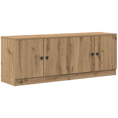 vidaXL Posteljna omarica z vrati 2 pcs Artisan hrast 66 x 35 x 48 cm, (5000247397) Cene