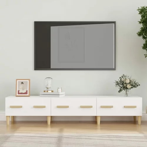 TV ormarić bijeli 150 x 34,5 x 30 cm od konstruiranog drva