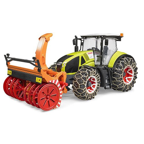 Bruder Traktor Claas Axion sa lancima i čistačem snega 030179 Cene
