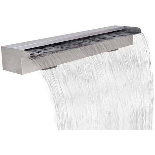  Pravokutna vodopadna fontana za bazen od nehrđajućeg čelika 90 cm Slike