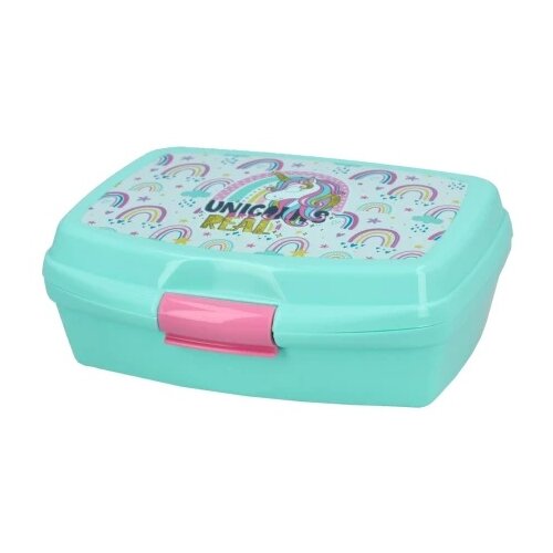 Takk foody kutija za užinu plastična unicorn real 550ml ( 140942 ) Slike