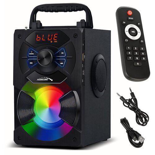  Audiocore bluetooth portable speaker, FM radio, SD /MMC card slot, AUX, USB, remote control, AC730 Cijene