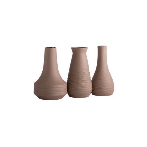 WALLXPERT vaza crease series set brown Cene