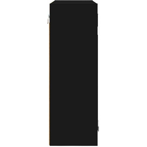  Kupaonski ormar s ogledalom s policom Crna 60 x 20 x 60 cm Slike