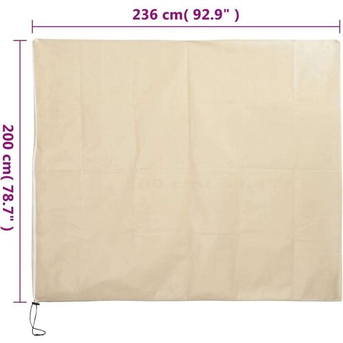 vidaXL Koprena za rastline iz flisa z zadrgo 2 kosa 70 g/m² 2,36x2 m Cene