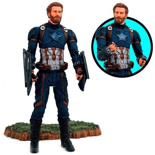 DIAMOND SELECT Marvel Avengers Kapetan Amerika Figura 18cm Slike