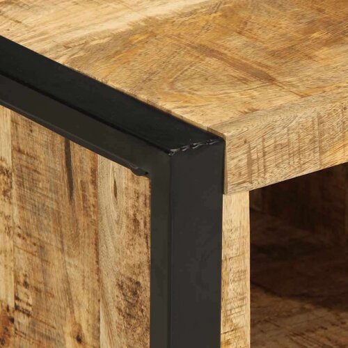 VidaXL Stol za kavu 90x50x36 cm Puno grubo drvo Mango Slike