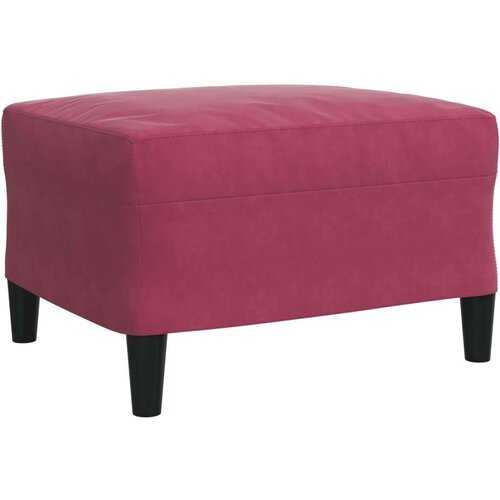 VidaXL 3-dijelni set sofa s jastucima crvena boja vina bar&amp;scaron;unasti Slike