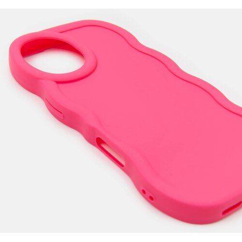 Sinsay Jednobojna maskica za iPhone 16 s valovitim rubom Slike