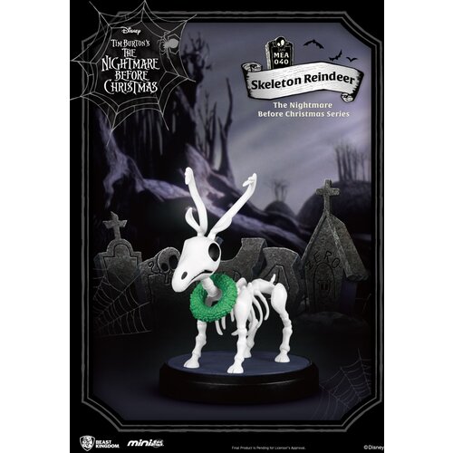 BEAST kingdom MEA-040 disney the nightmare before christmas series set mini egg attack figura-skeletal reindeer, večbarvna, ena velikost, (20839169) Slike