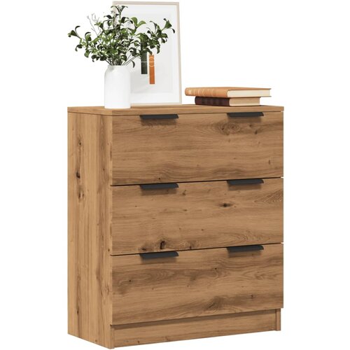  Komoda boja hrasta artisan 60x30x70 cm od konstruiranog drva Cijene