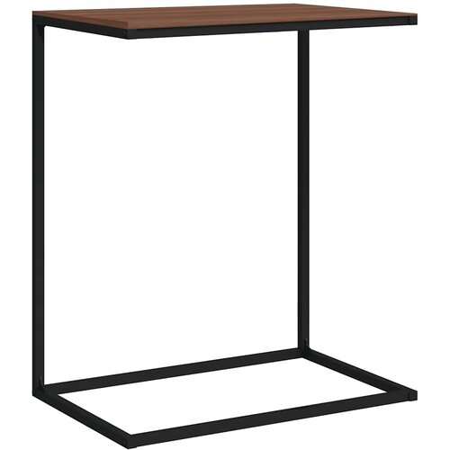  Bočni stolić crni 55 x 35 x 66 cm od konstruiranog drva Slike
