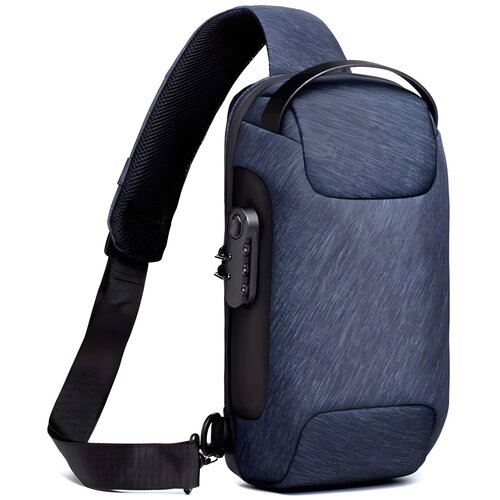 IZMAEL Torba za rame s USB punjenjem IS-36235 - Plava 2 Cijene