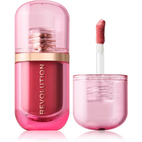 Makeup Revolution Superdewy Blush Burst tekoče rdečilo odtenek Strawberry Milkshake Cool Pink 4.2 ml Slike