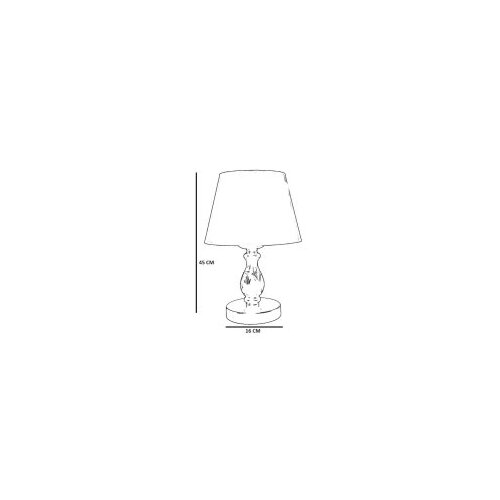 Opviq Stona lampa E27 Grlo, Crna Slike