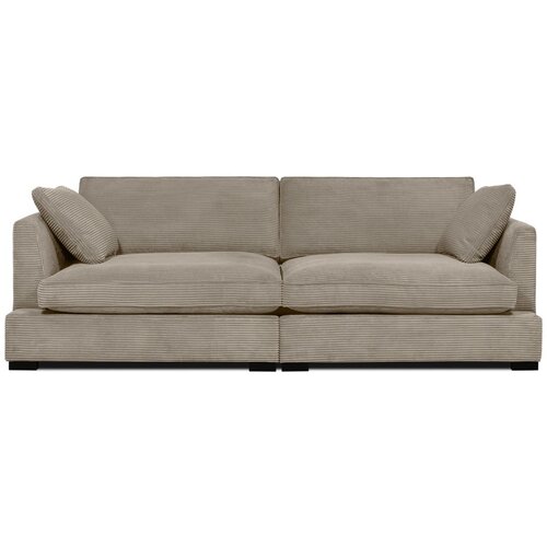Scandic Bež sofa od samta 236 cm Mobby – Cijene