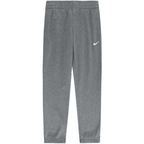 Nike Športne hlače 'WINTERIZED' pegasto siva / bela