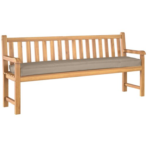VidaXL Jastučić za paletu za klupu Taupe 180x40x8 cm Oxford tkanina Slike