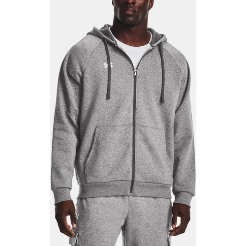 Under Armour Sweatshirt UA Rival Fleece FZ Hoodie-GRY - Mens