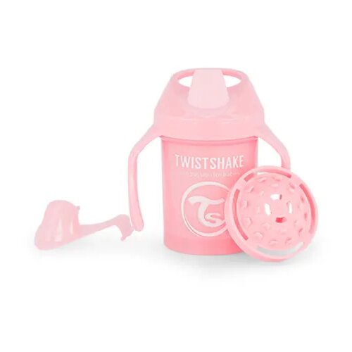 Twistshake TS ča&amp;scaron;a sa ručkom Mini Cup 230ml 4m+ pastelna roze Slike