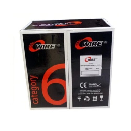 Owire LAN SFTP kabl Cat6 Solid/CCA/0,56mm/Plavi/305m Slike