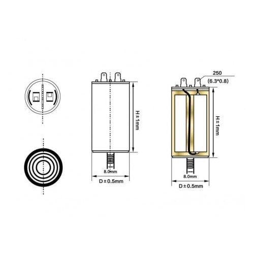 Bb Link kondezator 16MF gmc 4PIN 450V/50HZ Cene