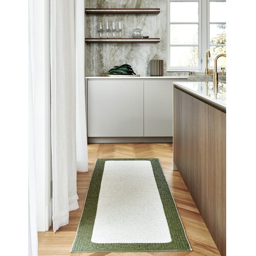 Pappelina Zelena/kremno bela notranja in zunanja preproga 70x120 cm Ilda Pine &amp;ndash; Slike