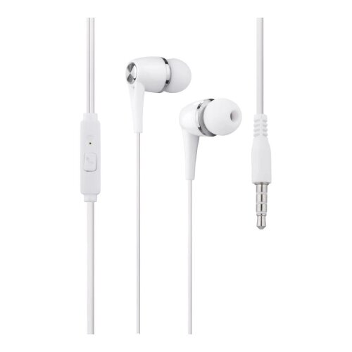 XO In-Ear Slu&amp;scaron;alice sa mikrofonom EP21 White Slike