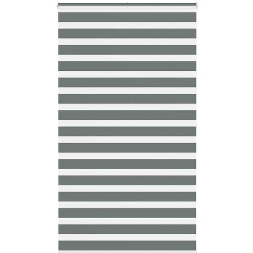 vidaXL Zebra senčilo temno sivo 125x200 cm tkanina širina 120,9 cm Cene