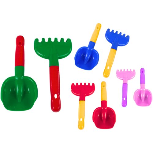 Sand Rake Set, Spatula, Two-color, 2 pcs. Mix Slike