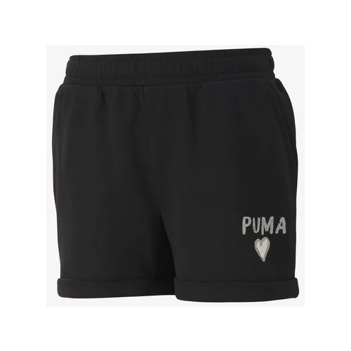 Puma Alpha Otroške kratke hlače Črna