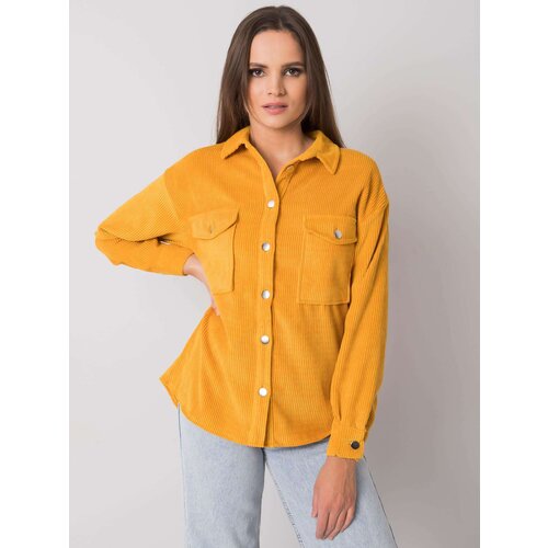 RUE PARIS Shirt-RO-KS-GM-01.20P-dark yellow Slike