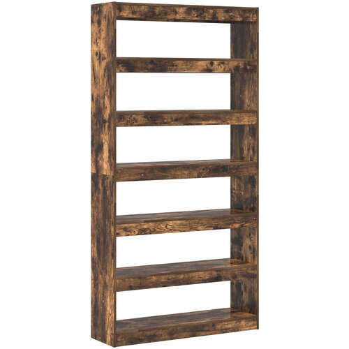 VidaXL Rjava knjižna polica Rjava Les, obdelan 100 x 30 x 198 cm, (22108374) Slike