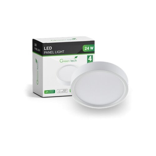 Greentech LED panel nadgradni 24w 6500k okrugli ( cx-r02-24cw ) Slike