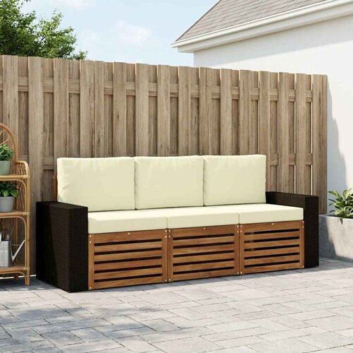  Setovi sofa 3 kom. Čvrsto drvo akacije Cijene