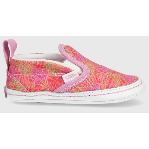 Vans Čevlji za dojenčka IN Slip On V Crib ROSE MPINK roza barva