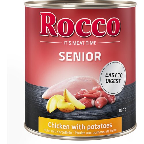 Rocco Senior 6 x 800 g - Piščanec s krompirjem Cene