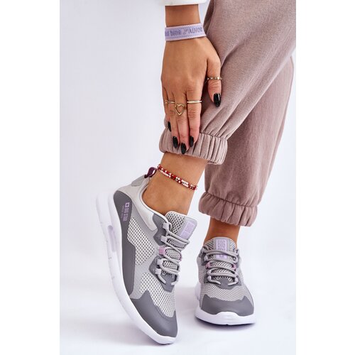 Big Star Ladies Trainers Sneakers LL274371 Grey Slike