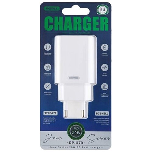 Remax Jane 20W PD Fast Charger RP-U70 Slike