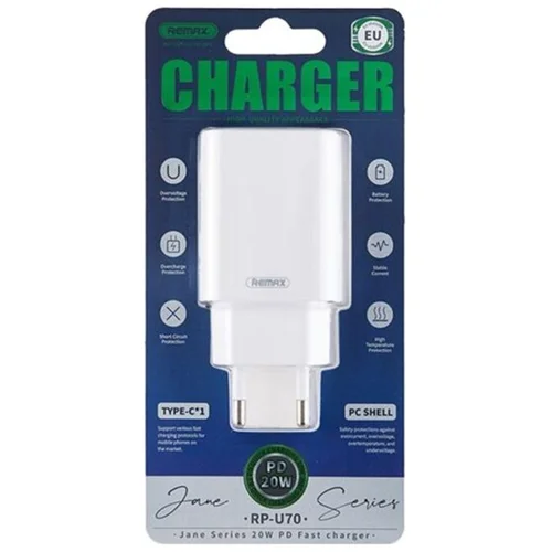 Remax Jane 20W PD Fast Charger RP-U70