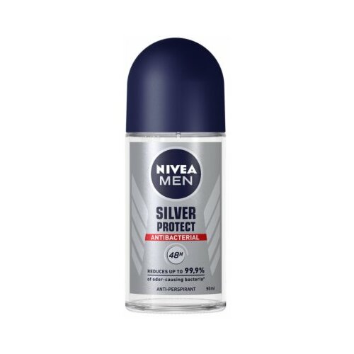 Nivea men anti-perspirantsilver protect dezodorans roll-on 50ml Slike