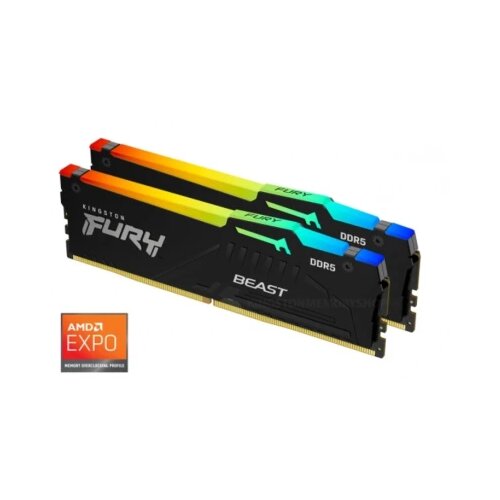 Kingston 32GB 5600MHz DDR5 RGBFury Beast (2x16), CL36, EXPO Cijene