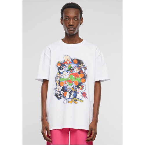Mister Tee Men's T-shirt Space Jam Teamwork Oversize white Cene